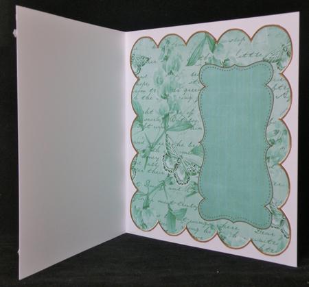 Dgreen Sweetpea Coloured 8in Scallop Insert Panel by Suzi Cooper
