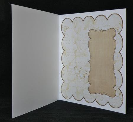 Gold Sweetpea Coloured 8in Scallop Insert Panel by Suzi Cooper
