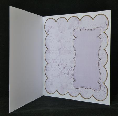 Lilac Sweetpea Coloured 8in Scallop Insert Panel by Suzi Cooper