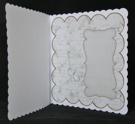 Olive Sweetpea Coloured 8in Scallop Insert Panel by Suzi Cooper