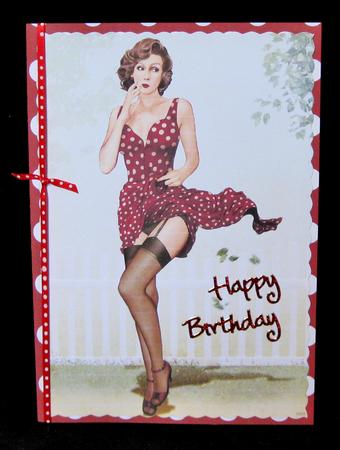 1950's Pin Up Girl Eva Grace A4 (retro) by Suzi Cooper