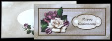 Antique Roses Dl Card Kit by Suzi Cooper