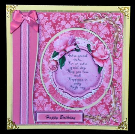 Beautiful Pink Roses and Verse by Suzi Cooper