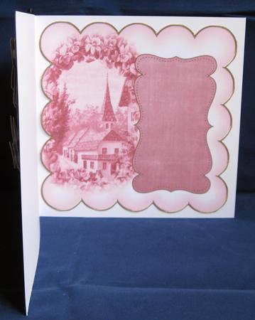 Dred Lavender View Coloured 8in Scallop Insert Panel by Suzi Cooper