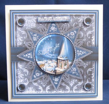 Silent Night 6x6 Aperture Card by Suzi Cooper