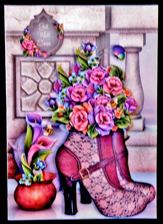 Enchanted Garden and Boots Mini Kot by Suzi Cooper