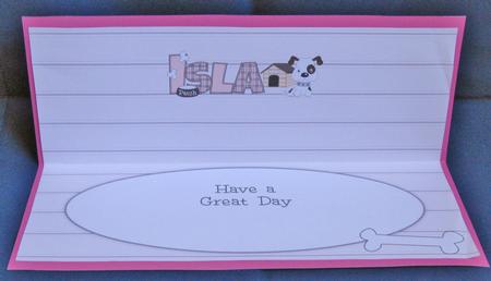 Patch the Dog Isla Large Dl Insert by Suzi Cooper