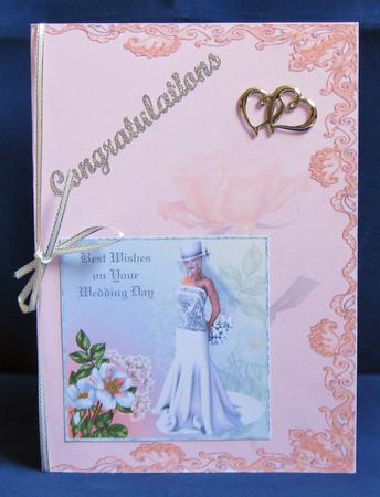A4 Vintage Rose Background by Suzi Cooper