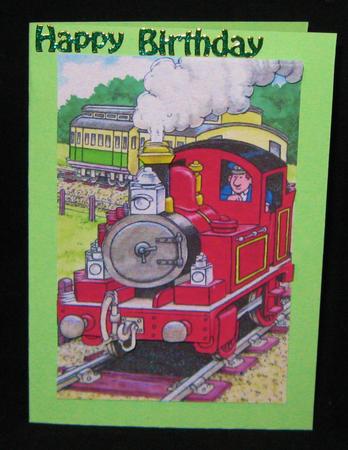 Tobias the Tank Engine 3D Step by Step Decoupage by Suzi Cooper