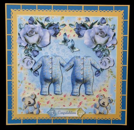 Gorgeous Twins Mini Kit with Decoupage by Suzi Cooper