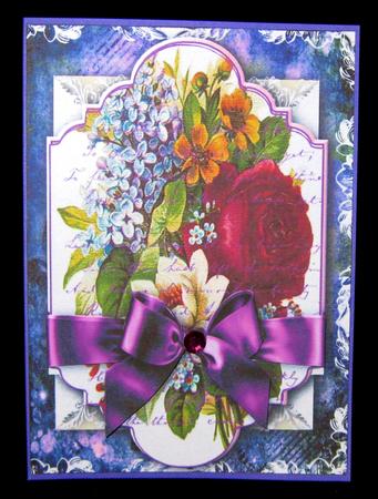 Victorian Flower Collection - Forget-me-nots & Roses by Suzi Cooper