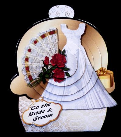 Wedding Gown with Fan Cupcake Mini Kit by Suzi Cooper