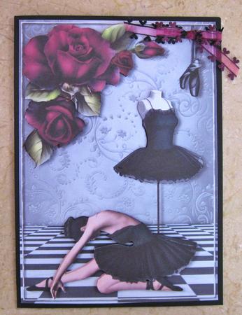 The Black Swan - Ballet & Roses by Suzi Cooper