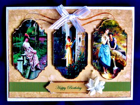Vintage Scenes Panel Card by Suzi Cooper