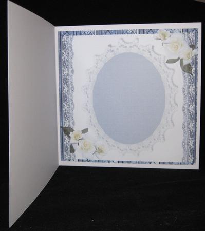 Beautiful Victorian Lace and White Roses ( Incert ) by Suzi Cooper