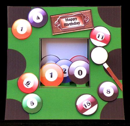 Aperture-square Table-card Mini Kit Pool by Suzi Cooper
