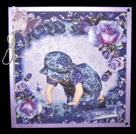 Learning to Crawl Card Front Mini Kit by Suzi Cooper