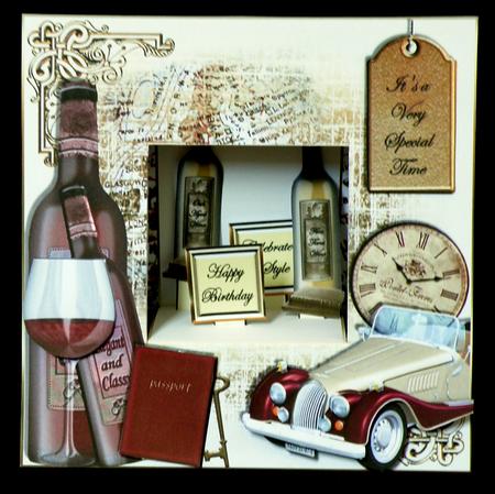 Aperture-square Table-card - the Finer Things in Life by Suzi Cooper
