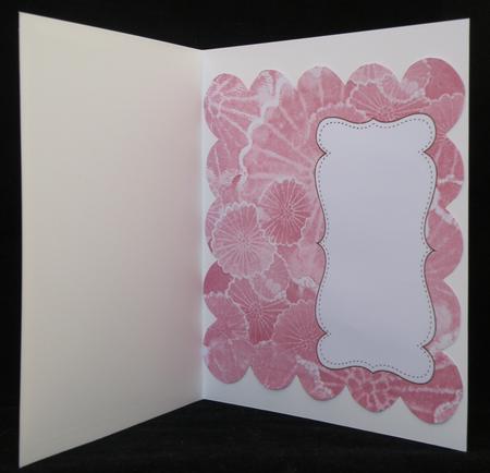 Dred Oriental Lotus Plain 8in Scallop Insert Panel by Suzi Cooper