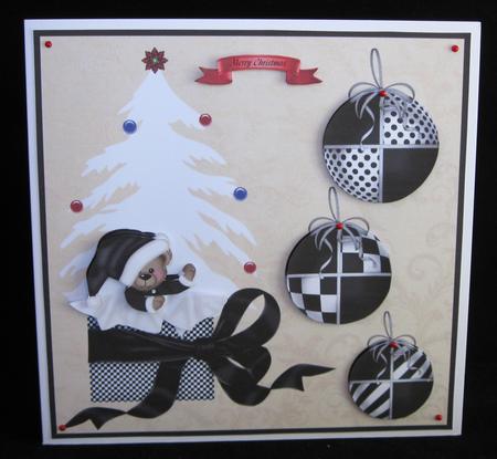 Black and White Christmas by Suzi Cooper
