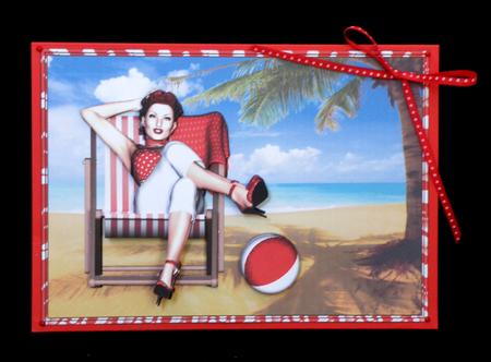1950's Beach Lady A4 Mini Kit by Suzi Cooper