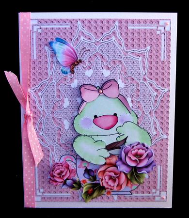 Tiny Tweets Tea and Lavender Roses by Suzi Cooper