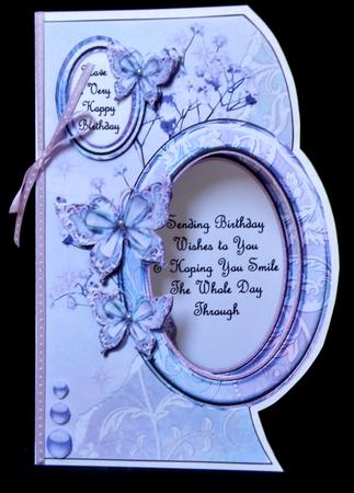 Beautiful Butterflies - Shaped Topper, Insert & Decoupage by Suzi Cooper