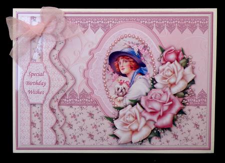 Vintage Lady & Best Friend Topper & Decoupage by Suzi Cooper