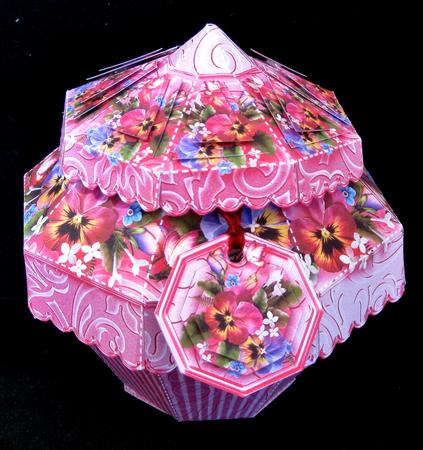 Truly Scrumptious Gift Box Winter Pansies and Butterflies by Suzi Cooper