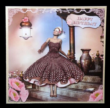 1950's Lady and the Lamp Mini Kit by Suzi Cooper