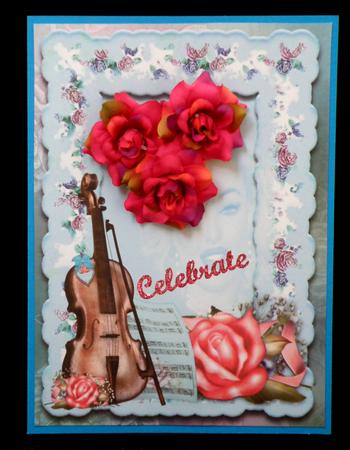 Norma Jean Loves Music and Dance Background by Suzi Cooper