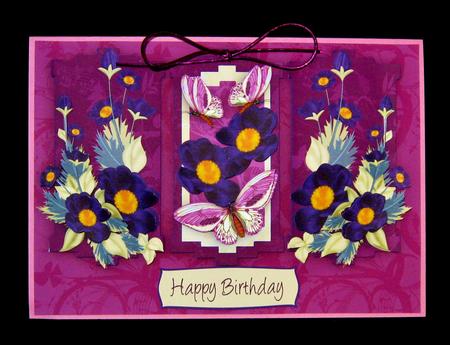 Embellishment's for the Triple Panel Card by Suzi Cooper