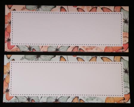 5 Large Slim Butterfly Time Envelopes Kit by Suzi Cooper