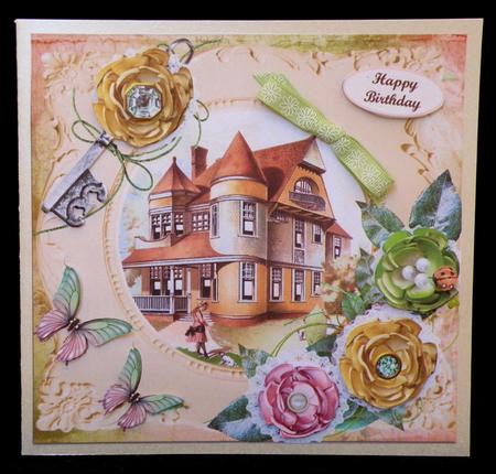 This Old House Card Topper & Decoupage by Suzi Cooper
