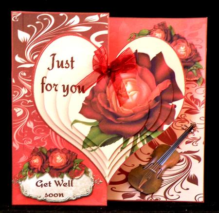 No Holes Heart Fold Back by Suzi Cooper