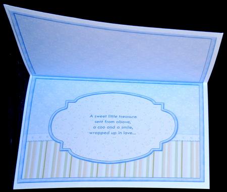 Cute Lullaby New Baby Boy Insert for Cup433491_68 by Suzi Cooper