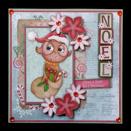 Have a Hoot This Christmas Owl Quick Card by Suzi Cooper