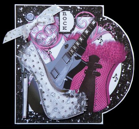 Rock Chic - Shaped Topper by Suzi Cooper