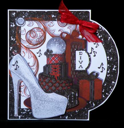 Disco Diva - Shaped Topper by Suzi Cooper
