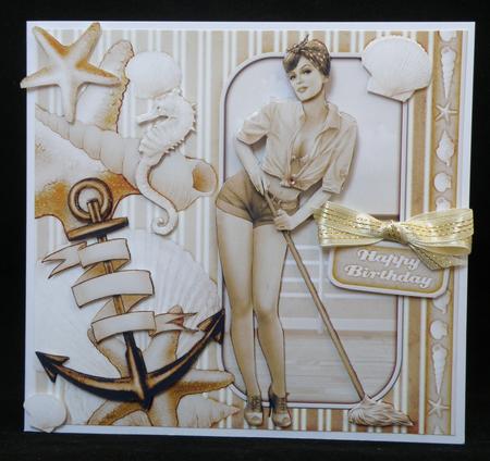 1950's Pin Up Girl Alice May Mini Kit (sepia) by Suzi Cooper