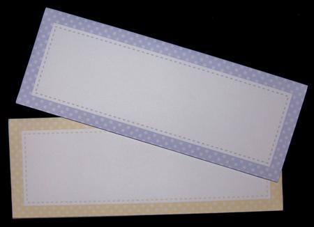 5 Large Slim Pastel Polka Dot Envelopes Kit by Suzi Cooper