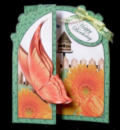 Butterfly Fold Back Mini Kit autumn Flowers by Suzi Cooper