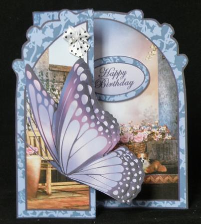 Butterfly Fold Back on the Terrace by Suzi Cooper