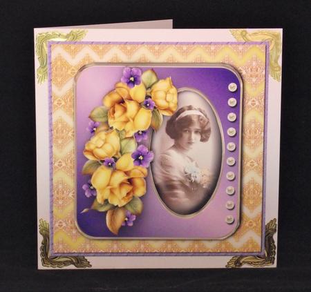 Pretty Pictures Mini Kit - Portrait with Yellow Roses by Suzi Cooper