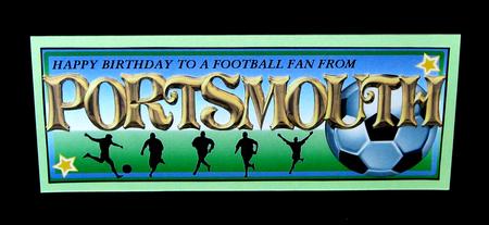 Football Fan from - Portsmouth by Suzi Cooper