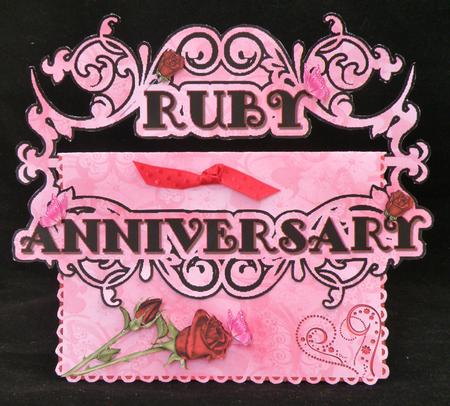 Ruby (light) Anniversary Buckle Card Mini Kit by Suzi Cooper