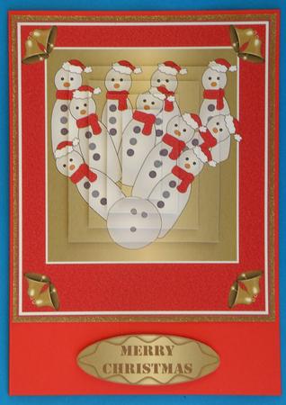 Christmas Bowling Snowmen 2 by Suzi Cooper