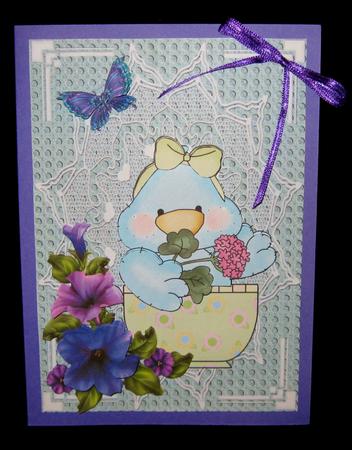 Tiny Tweets Tea and Petunias by Suzi Cooper