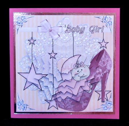 Baby Girl on Shoe by Suzi Cooper