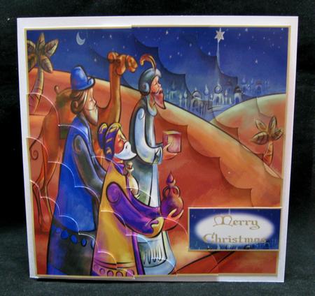 We 3 Kings Christmas 8x8 Scallop Edge Stacker by Suzi Cooper